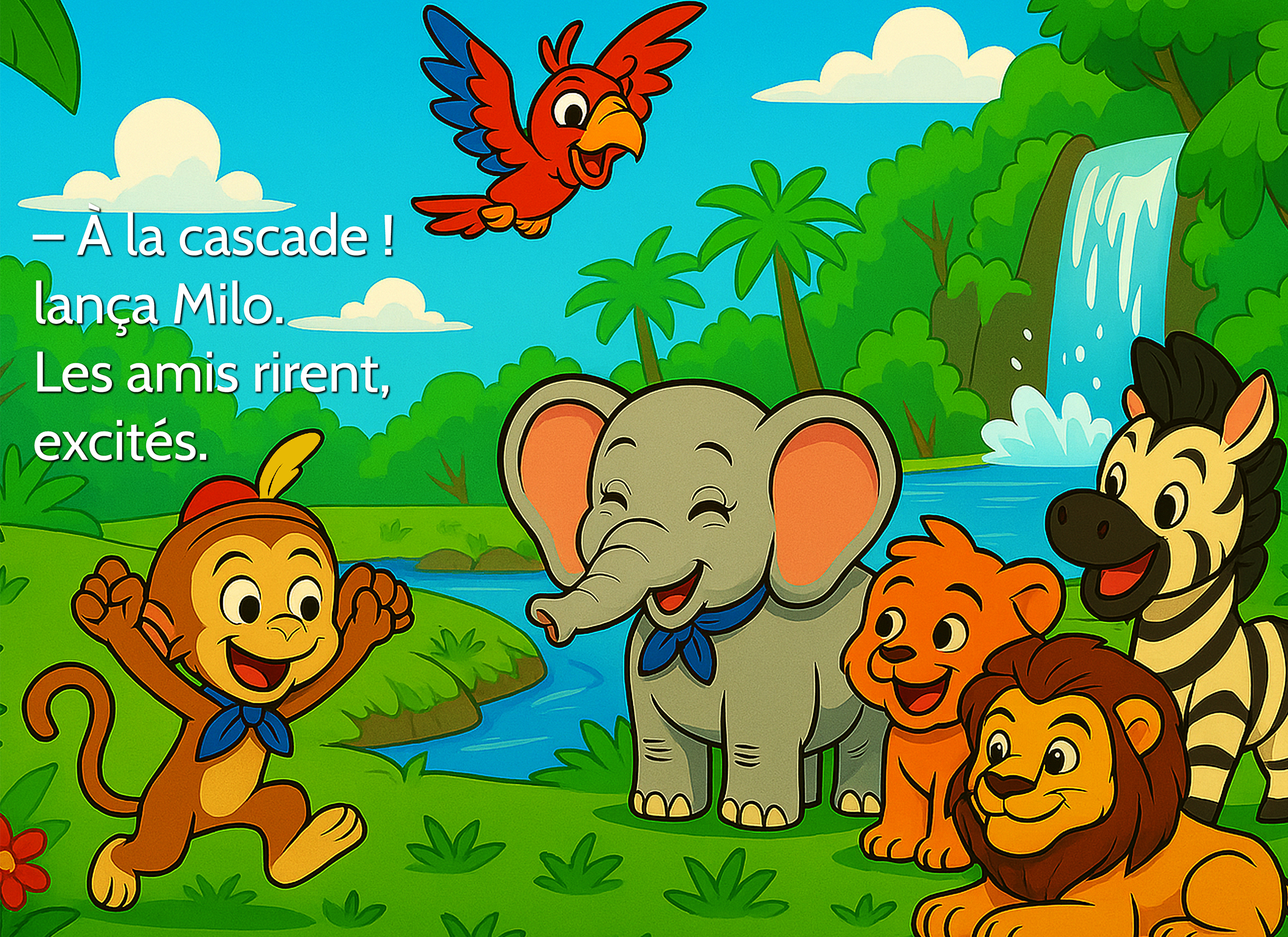 Aperçu de la page 2 du livre Milo et le Tigre sans rayures